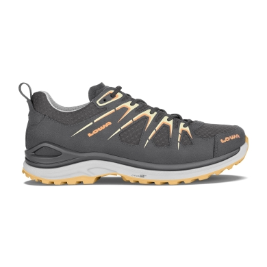 Lowa Wanderschuhe Innox Evo Low GTX (Outdoor-Fitness, Mikrofaser, wassderdicht) graphitgrau/melone Damen